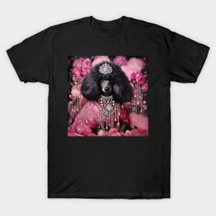 Floral Poodle T-Shirt